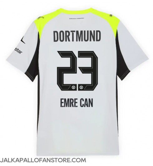 Borussia Dortmund Emre Can #23 Vieraspaita 2025-26 Lyhythihainen Borussia Dortmund Emre Can #23 Vieraspaita 2025-26 Lyhythihainen